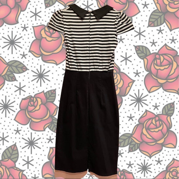 BELL SLEEVE SASSY DRESS BY PINKY PINUPS - Picture 5 of 11